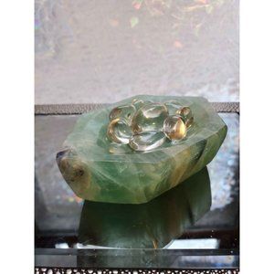 Carved Flourite Bowl Large